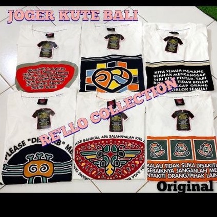 KAOS JOGER BALI ORIGINAL SERATUS PERSEN ORI