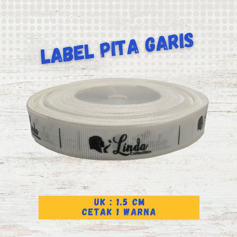 

Label Pita Garis 1,5 cm Label Merk