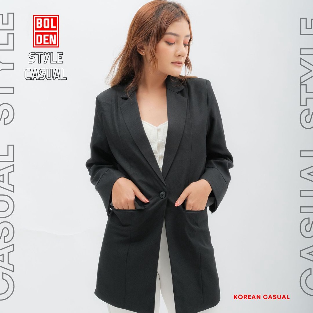 BLAZER WANITA CASUAL - BLAZER KOREA MODERN - BLAZER MODIS
