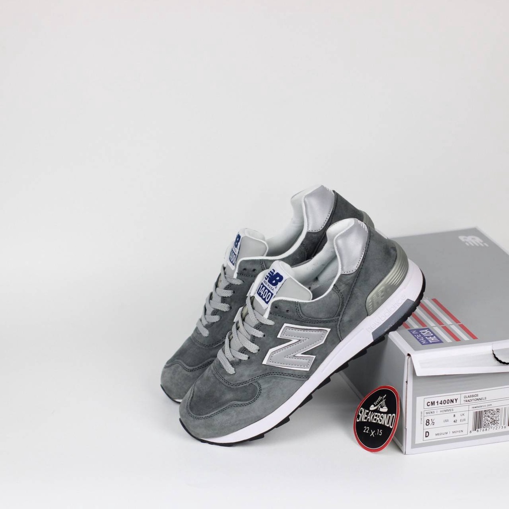 Sepatu Sneakers New Balance NB 1400 ArtM1400NJ J.Crew Grey Blue Made In USA