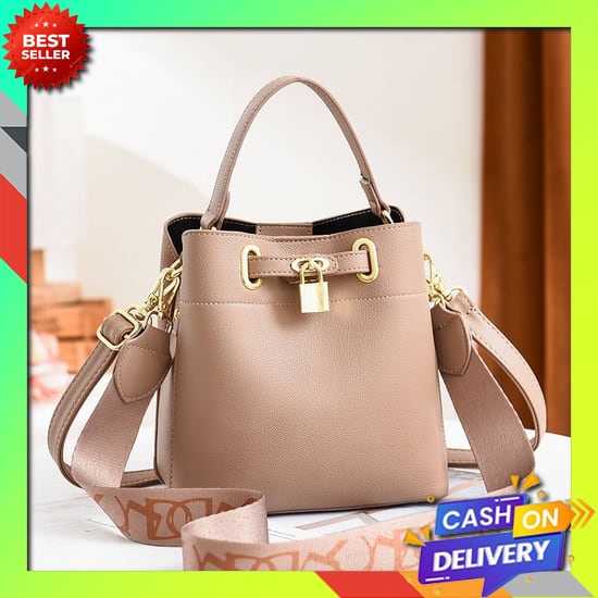 Handbagku - Level Bela Tas Selempang Wanita Fashion Korea Elegan Waitsbag Waitbag Sligbag Sling Bag 