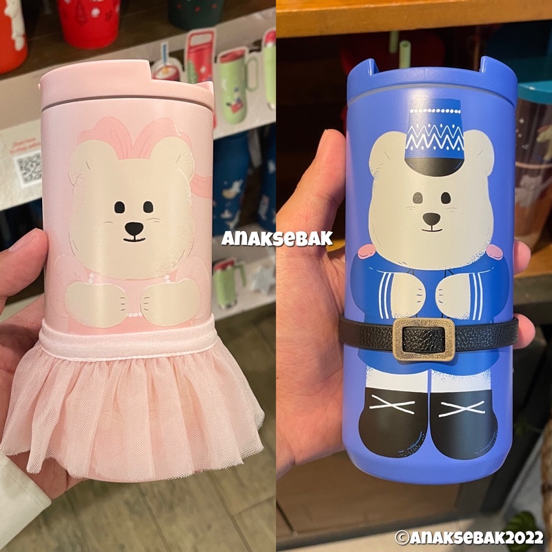 Jual Starbucks Tumbler Ballerina And Nutcracker Bear 12oz Holiday 2022