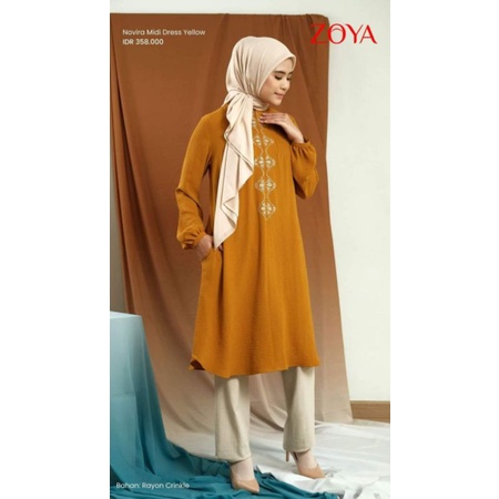 Zoya Atasan Tunik Novira Midi Dress