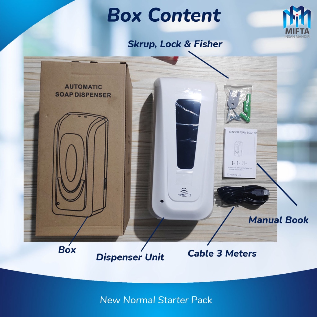 HAND SANITIZER OTOMATIS / DISPENSER SABUN OTOMATIS / SOAP DISPENSER