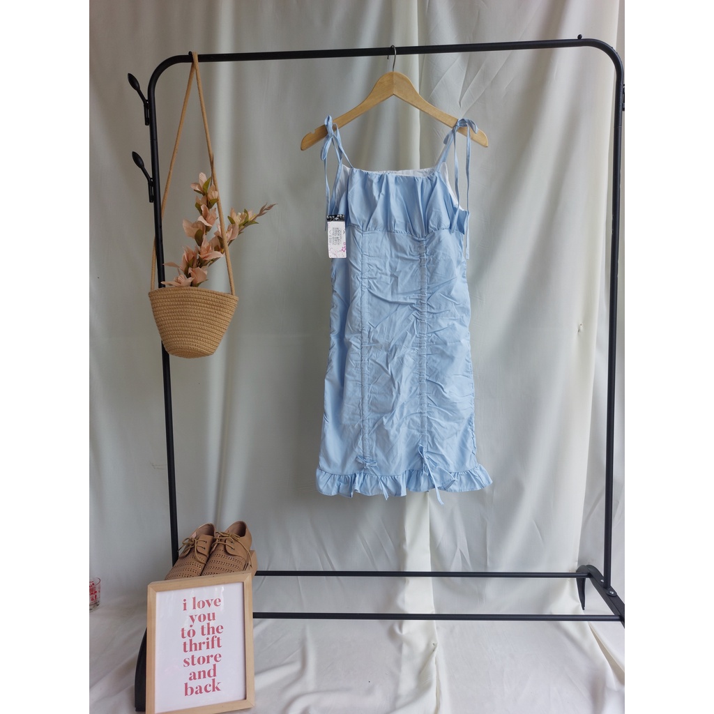 DRESS TALI ANAK/ ANAK REMAJA - BABY BLUE- NEW