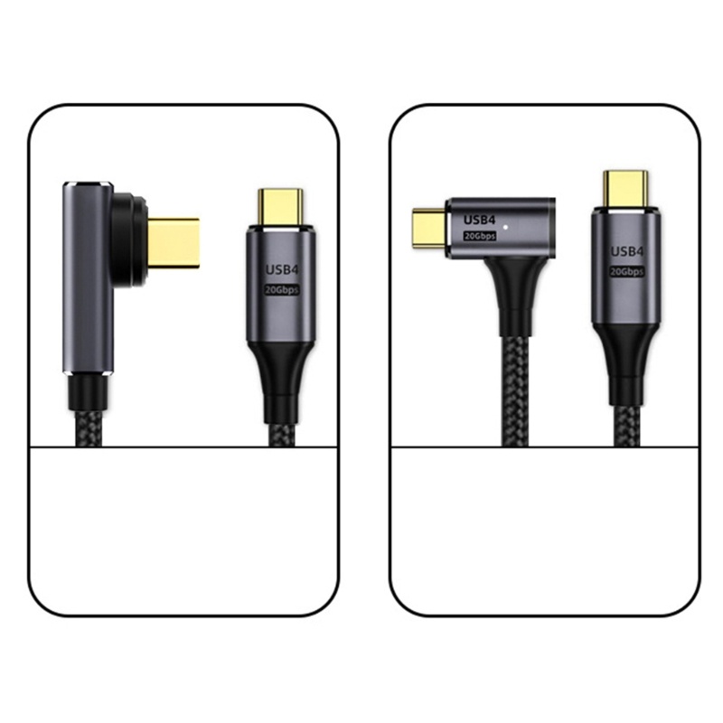 Kabel USB4 btsg 20Gbps Dengan Kabel Cas 100W Dan Display 8K @ 60Hz 7680x4320p