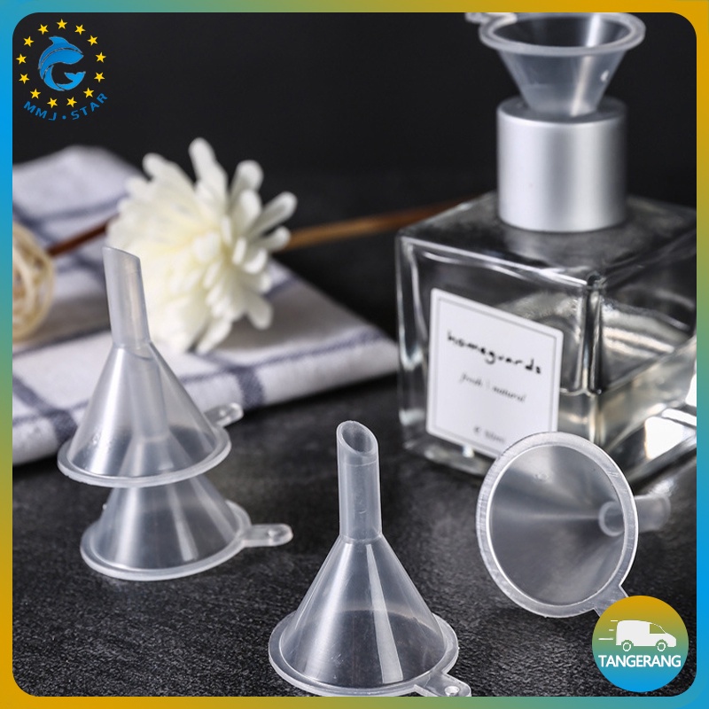 【10 pcs/set】Corong Parfum Oil serbaguna/Corong Mini Plastik/Small Funnels/Corong Parfume Oil Essential