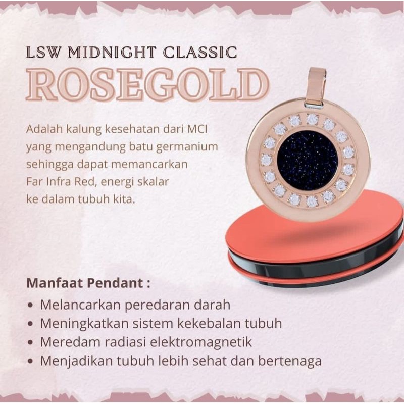 lsw midnight classic rosegold mci