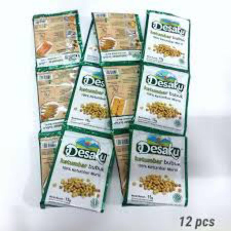 

DESAKU KUNYIT BUBUK/KETUMBAR BUBUK RENCENG 12 SACHET