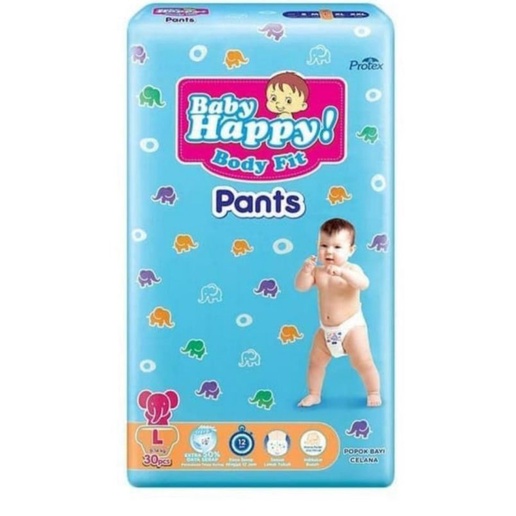 Diapers/Pampers/ baby happy pants size L