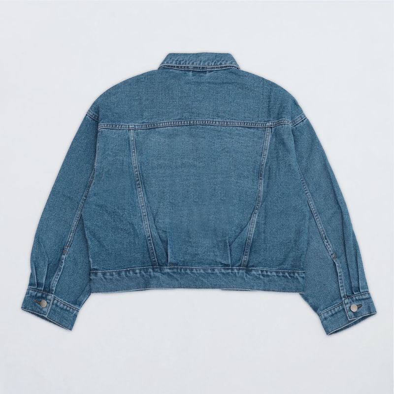 Jean Jacket Jeans Wanita Oversize