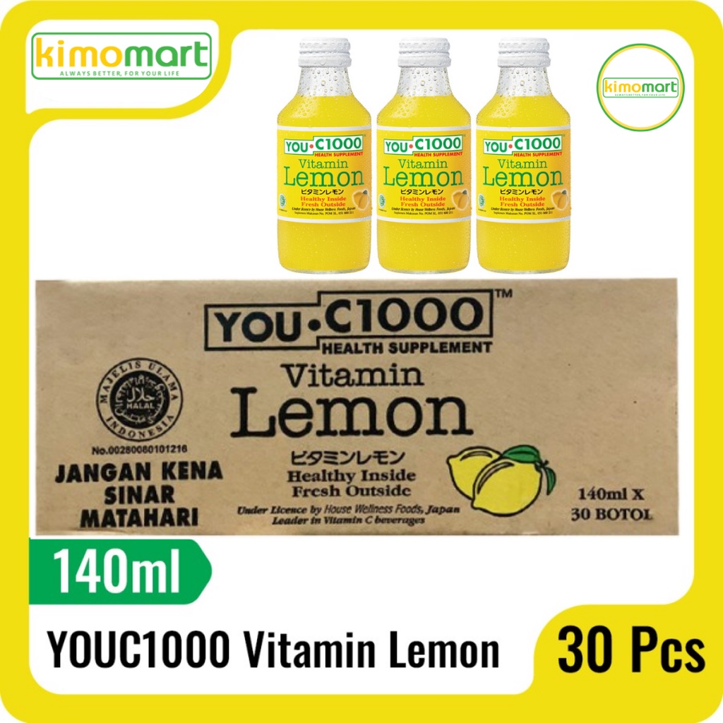 

1 Karton YOUC1000 Vitamin Lemon 30x140 ml - Kimomart