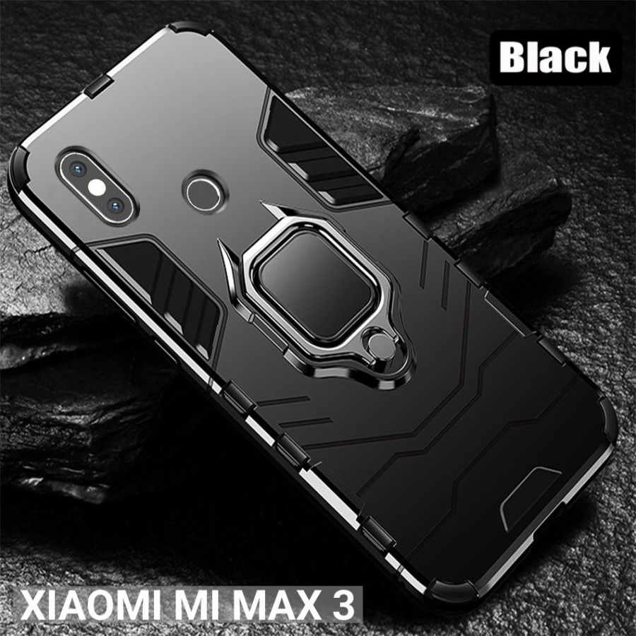 CASE XIAOMI MI MAX 3 IRING CASE ROBOT MAGNETIC STANDING COVER