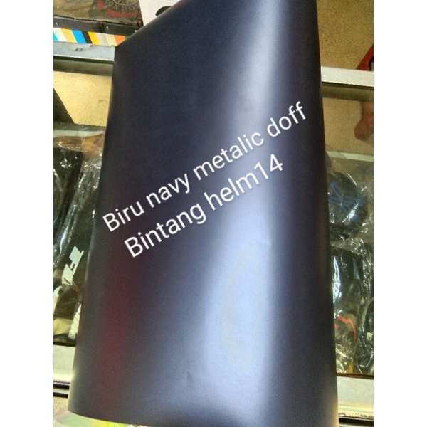 Scotlite motor skotlet biru navy metalic doff