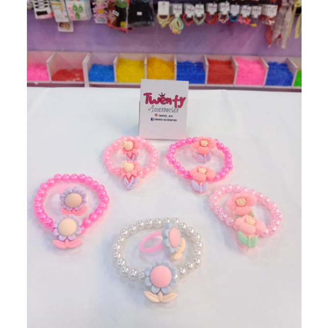 Gelang Mutiara Set Cincin / Gelang Mutiara / Gelang Cincin / Gelang Set