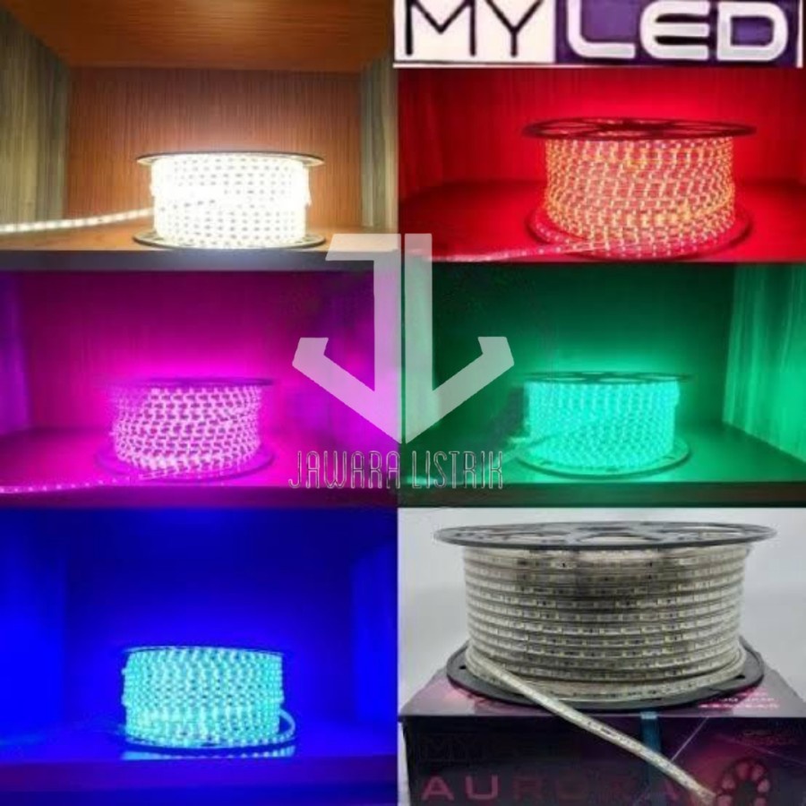 MY LED AURORA MYLED SELANG IP66 PER ROLL 50METER 100METER
