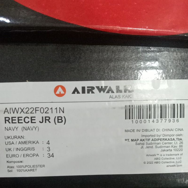 sepatu airwalk reece jr G