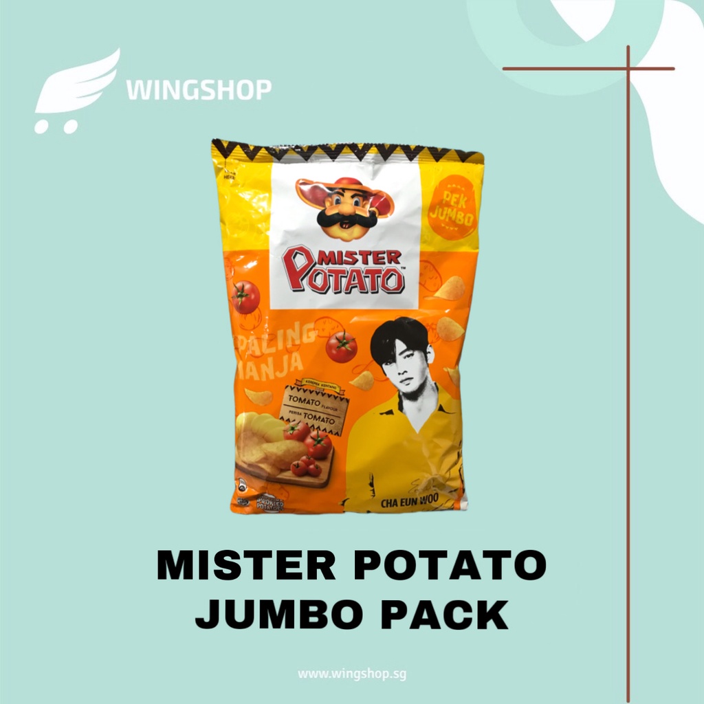 (PO) Mister Potato Jumbo Pack Potato Chips - 150g (Tomato Flavour)