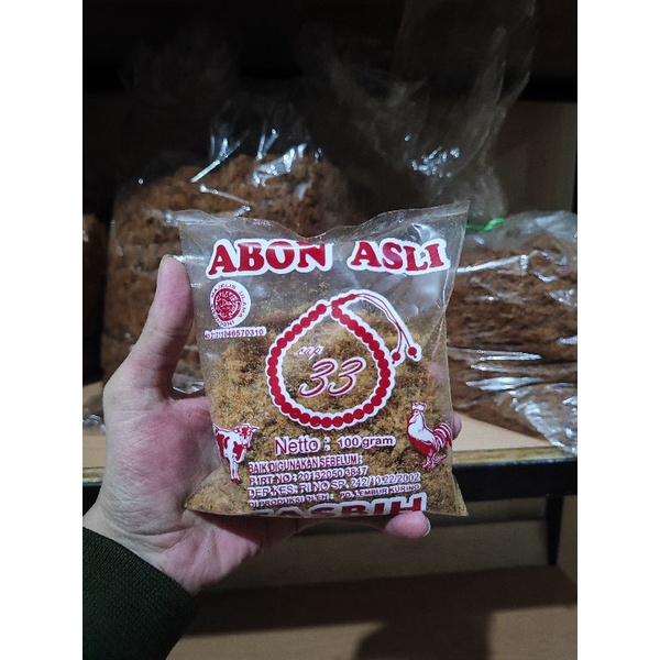 

Abon Ayam Tasbih 33 - 100gr