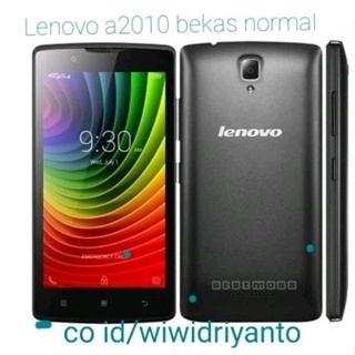 Lenovo A2010-a 4G LTE Second normal original tinggal warna hitam sesuai foto
