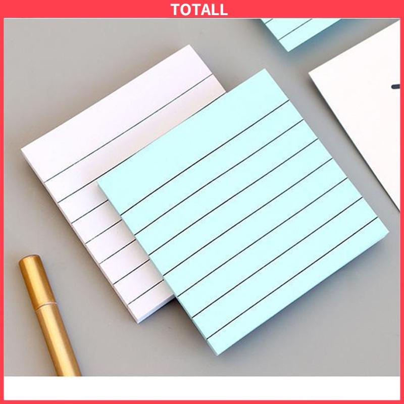 COD Simplicity sticky note horizontal sticker notepad post maker stiker massage pesan book note-Totall