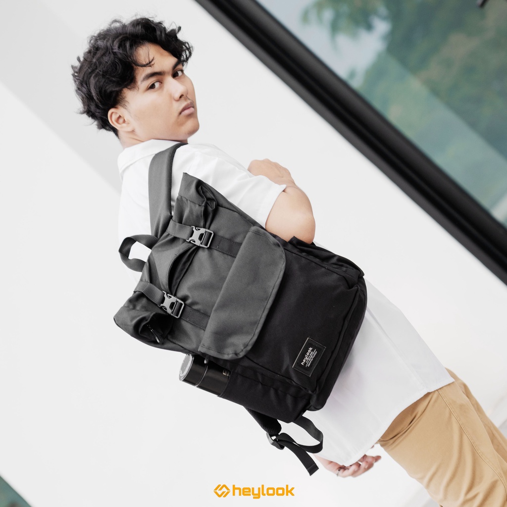 HEYLOOK Project - Tas Ransel Laptop NAVIGATE 2.0 Tas Punggung Tas Kuliah Tas Kerja Pria Wanita Tas Sekolah SD SMP SMA Perempuan Laki Laki Tas Leptop Cowok Cewek Waterproof Anti Air