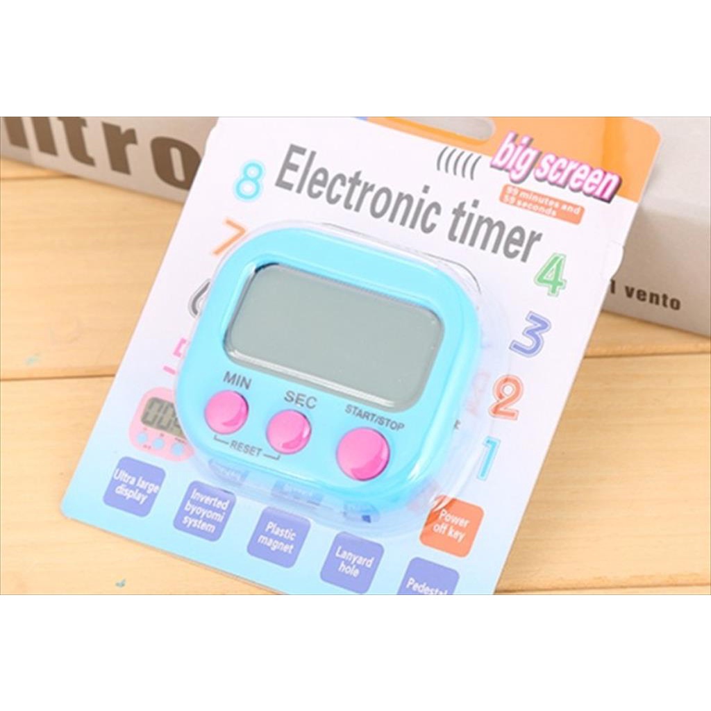 SerbaGrosirMurah Digital Kitchen Timer Alarm Dapur Masak Clock Stopwatch Jam Digital