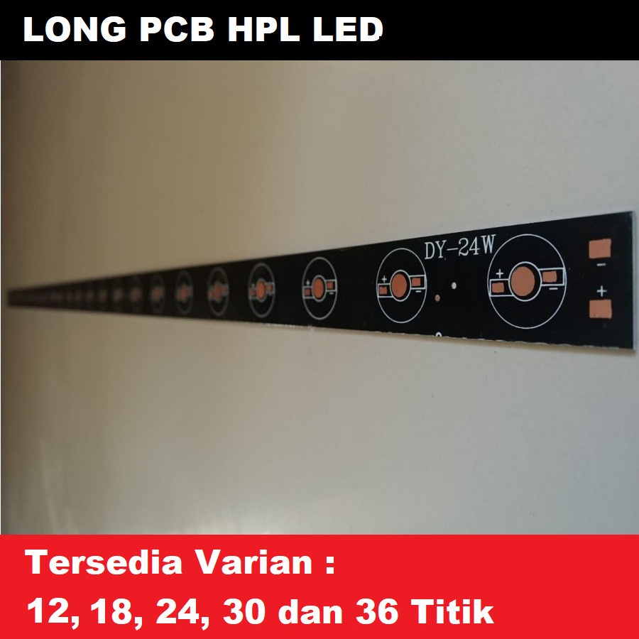 Long Aluminium PCB HPL 24 LED 24W 24 watt 960x26mm Akuarium Aquascape