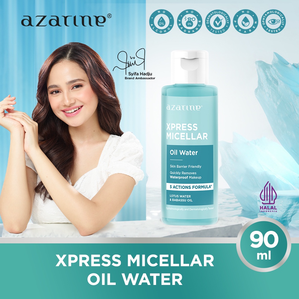 AZARINE Xpress Micellar Oil Water 90ML pembersih muka