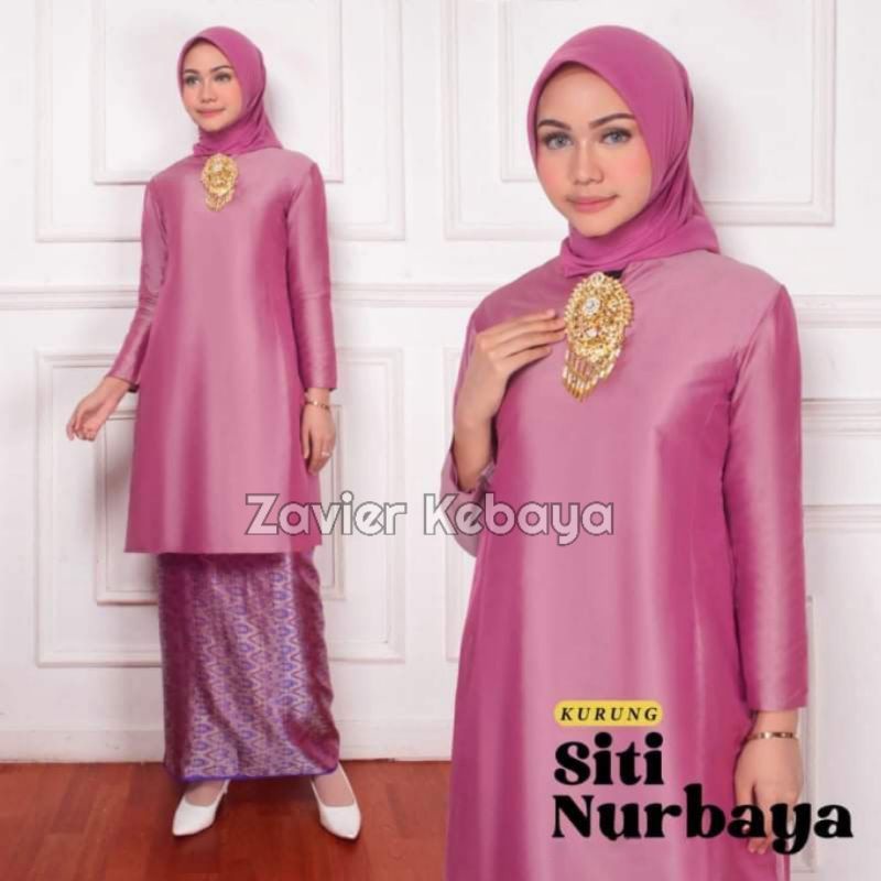 Tunik Taffeta Siti Nurbaya Tunik Wanita Brukat Modern COD✅