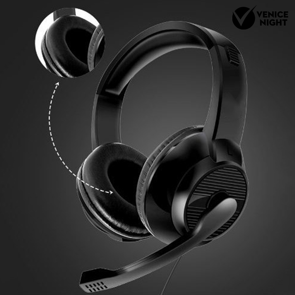 (VNEP) (Berkabel) GM-001 Universal 3.5mm Gaming Headphone Stereo Headset dengan Mikrofon