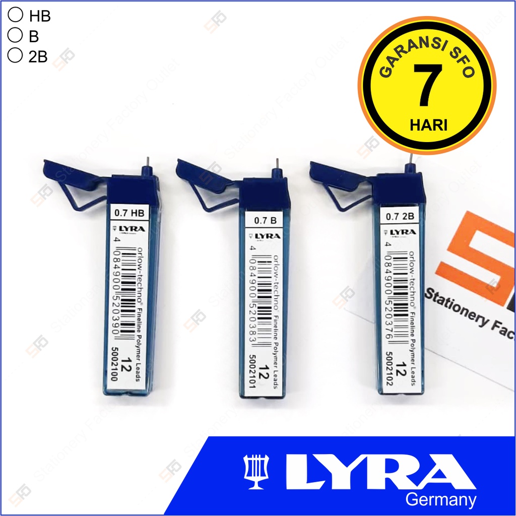

Isi Pensil Mekanik Lyra 0.7 mm - SFO Semarang Official