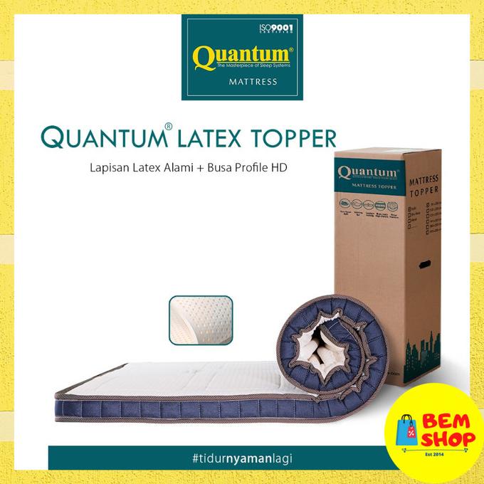 Mattress Topper Latex Quantum 180x200 / Pelapis Kasur Springbed