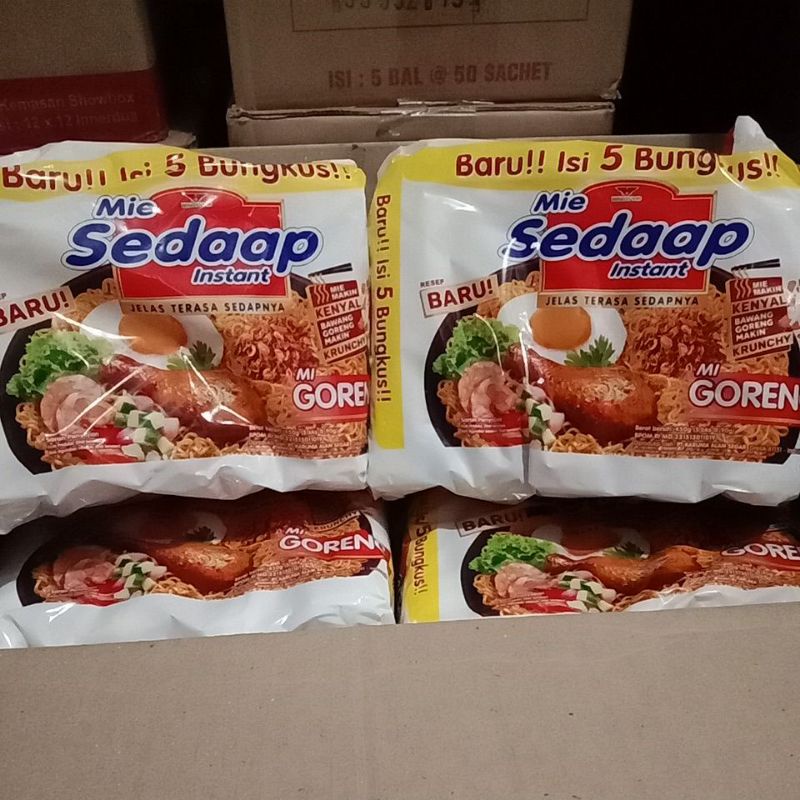 

Mie sedaap goreng instant isi 5bag