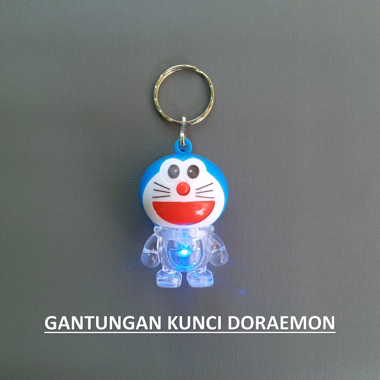 TOKO21GROSIR--❤ COD ❤ GANTUNGAN KUNCI DORAEMON KELAP KELIP