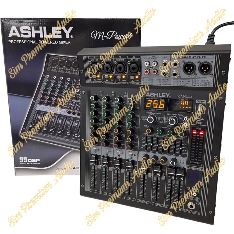 Jual Power mixer Ashley M POWER 4 original ashley Mpower 4 channel