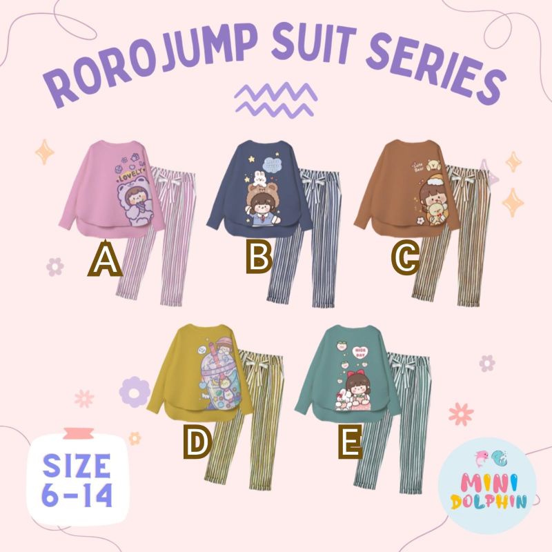 Rorojump suit series mini dolphin