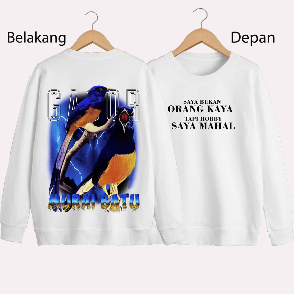 SWEATER UNISEX DB MURAI BATUPRIA DAN WANITA SWEATER JUMBO