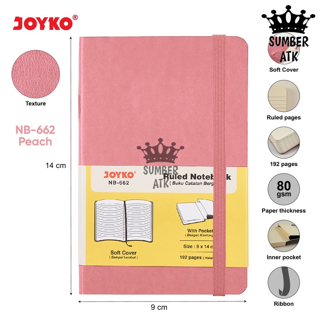 

Ruled Notebook Diary Agenda Buku Catatan Bergaris Joyko NB-662