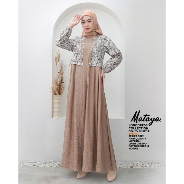gamis mataya by balimo fashion best seller cepat habis