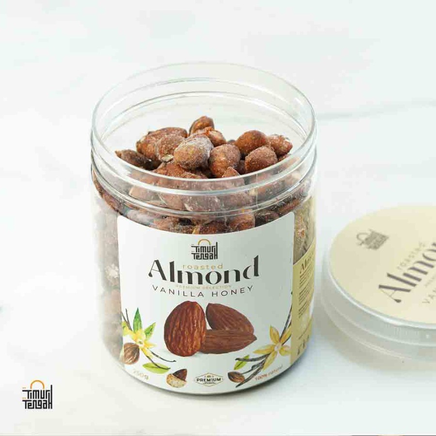 

Kacang Almond Vanilla 250 gr Cemilan Sehat Original