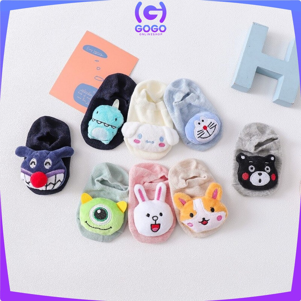 GOGO-P5 Kaos Kaki Anak Bayi Karakter Boneka Lucu Kaus Kaki Kartun Fashion / Baby Socks Import Murah