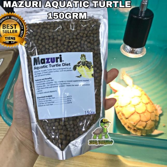 MAZURI AQUATIC TURTLE 150GR KURA KURA BRAZIL UNIFILIS HAMILTONI RES