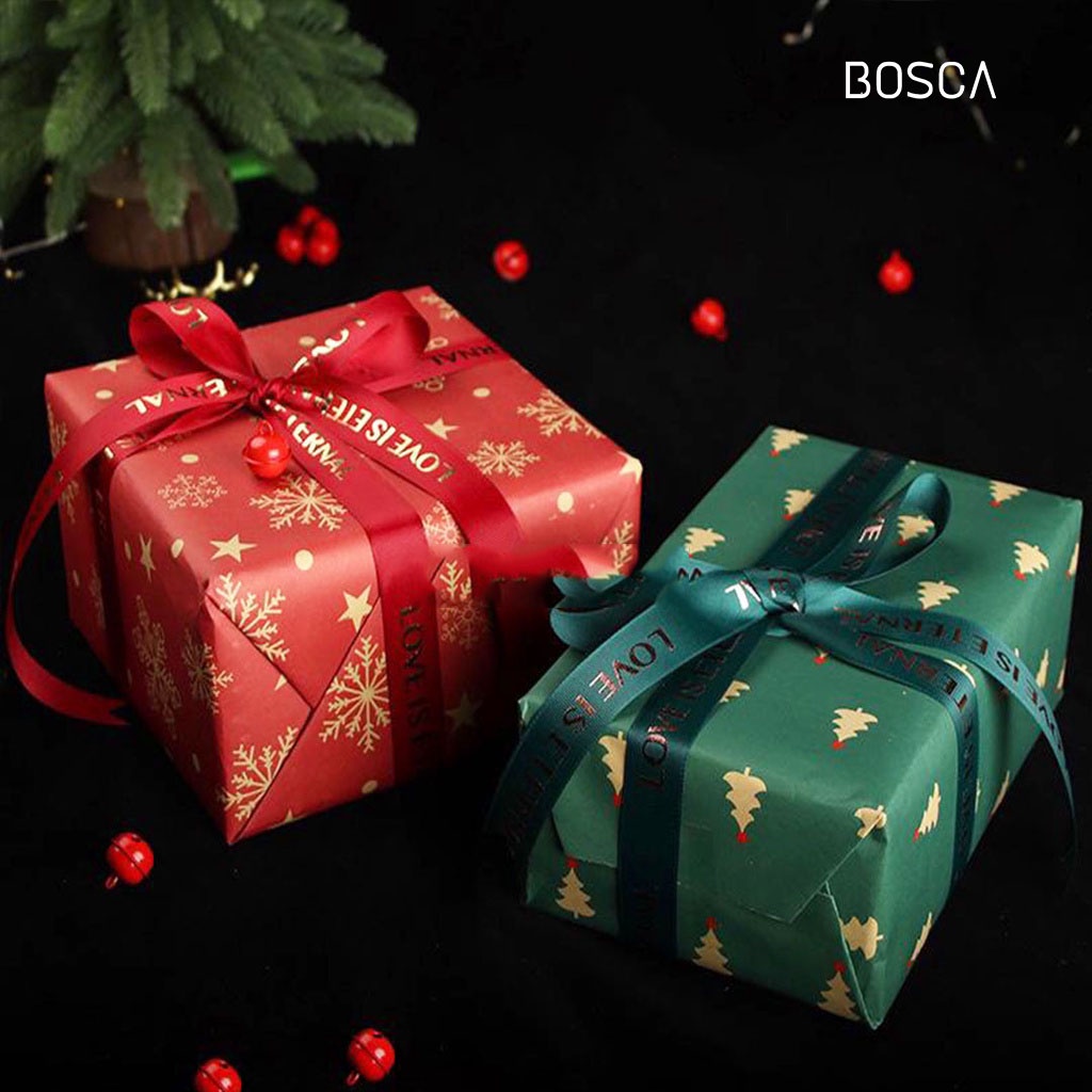 

Bosca Living - Christmas Gift Wrapping Paper / Kertas Kado/ Bungkus Kado Motif Natal/ Kado Natal