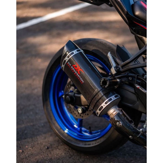 Knalpot Racing DX generation tipe RvR Long Carbon Fullsistem ZX25R
