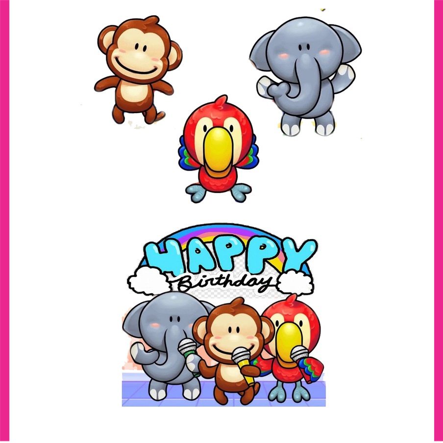 

BIGBAG TOPPER CAKE TOPPER ULANG TAHUN / HIASAN KUE BABA LILI TATA