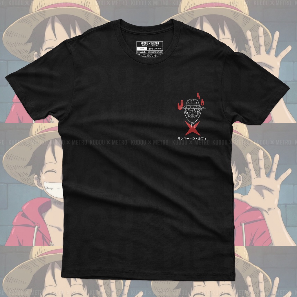 Tshirt Luffy Head Casual Anime Manga One Piece Premium Unisex