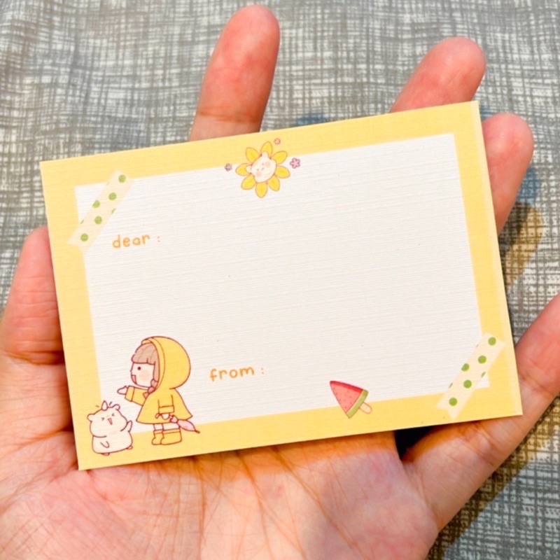 KARTU UCAPAN GREETING BLANK CARD