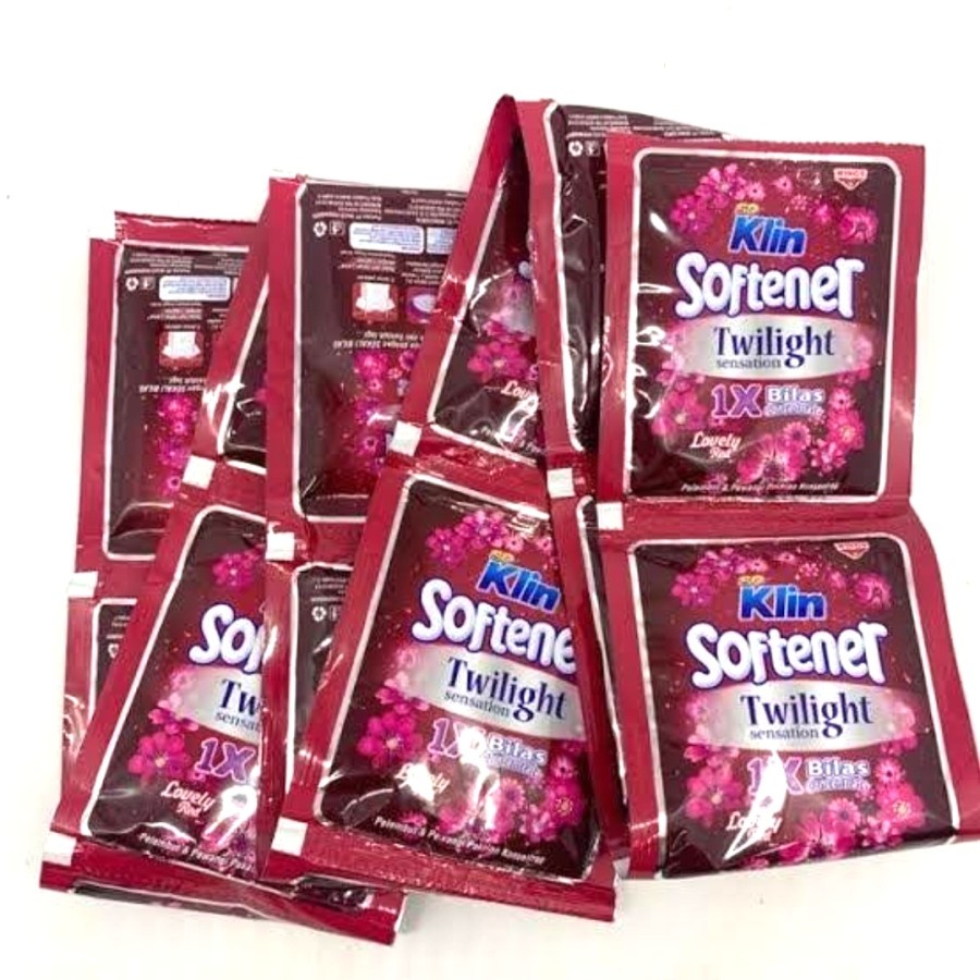 Soklin Softener 1x Bilas Pewangi sachet 1 renceng isi 12