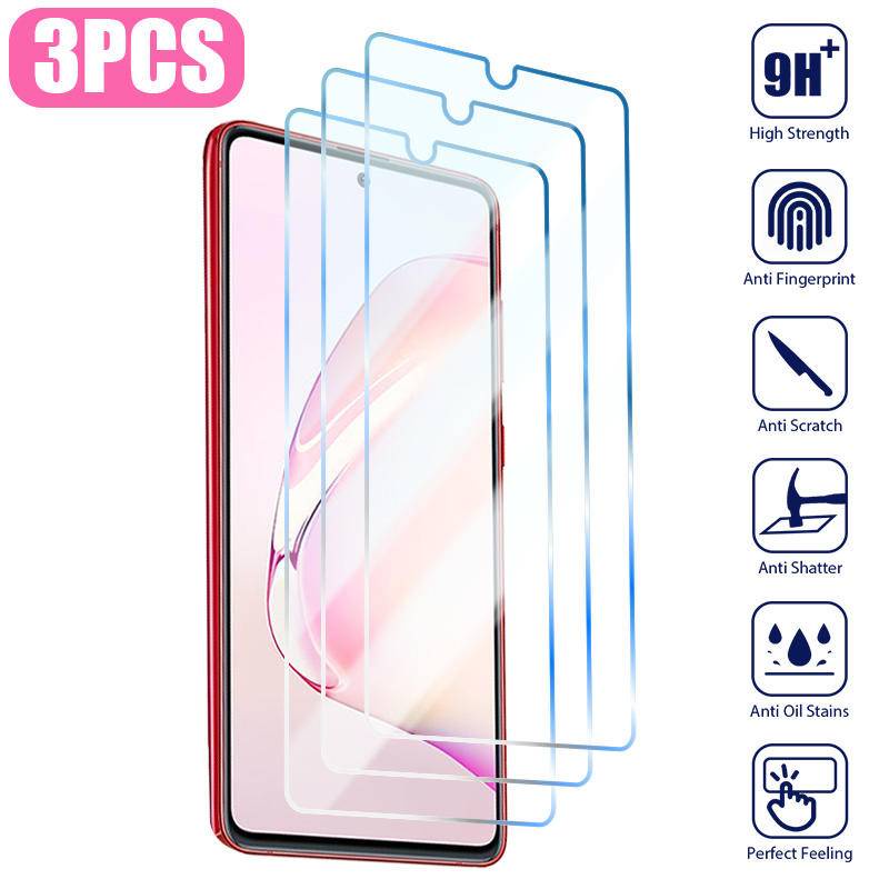 3pcs Pelindung Layar Tempered Glass Untuk Samsung Galaxy A10 A10e A10s A20 A20e A30 A30s A40 A40s A50 A50s A70 A70s S20 S6 S7 FE Lite 5G